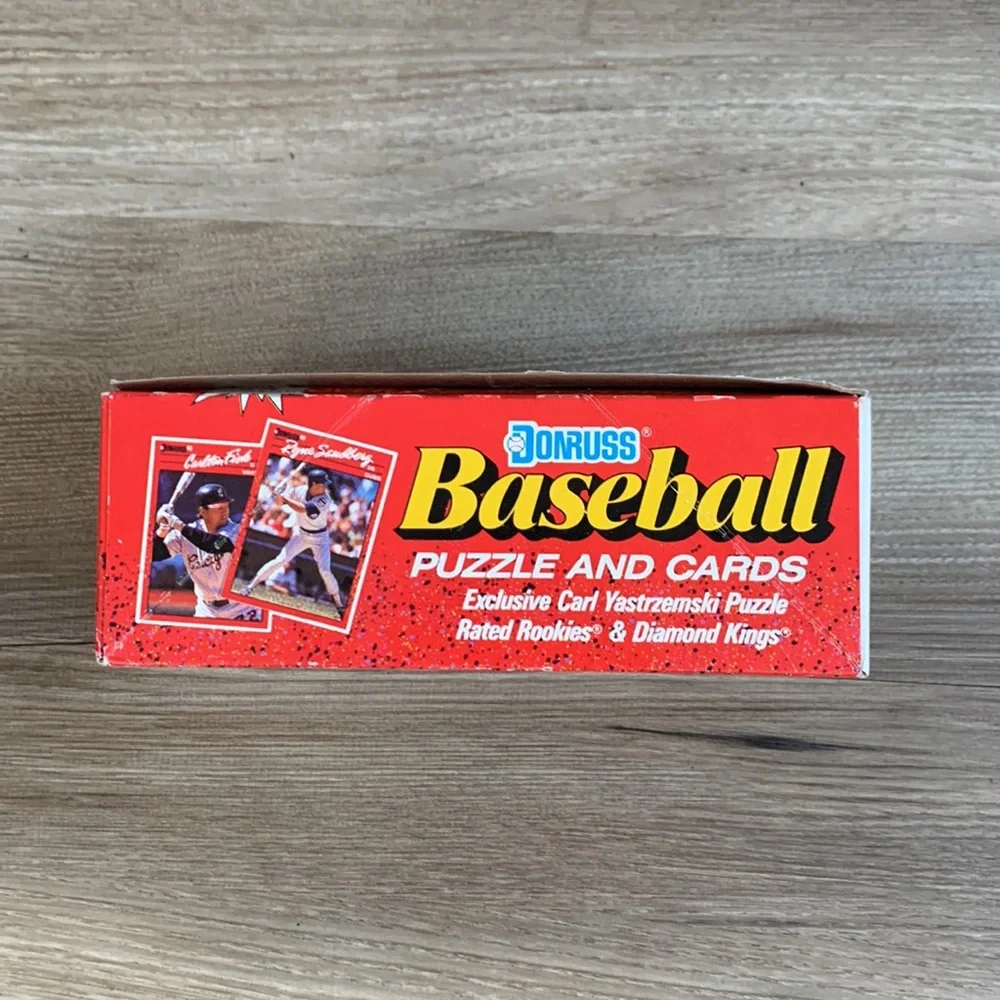 1990 Leaf Donruss MLB Baseball Puzzle & Cards Box 36 Count Trading Card New